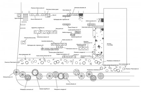 Plan de plantation de la photo montage précédente